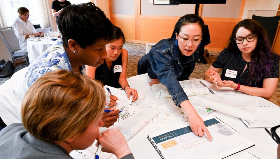 Institute participants collaborate during the 2019 Affordable Housing Design Leadership Institute