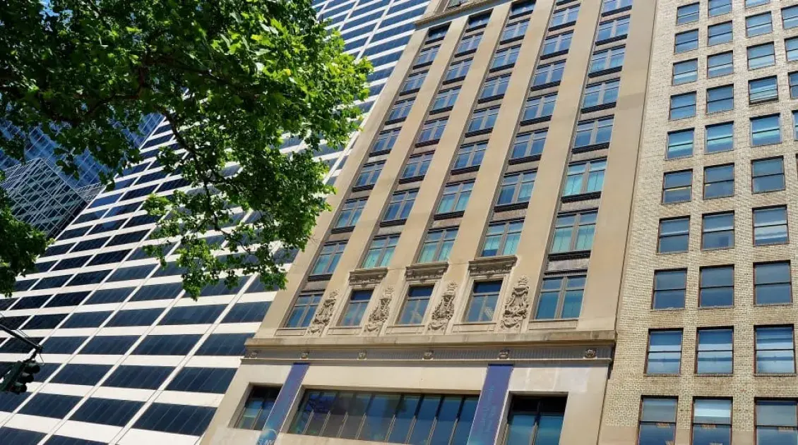 New York office building facade