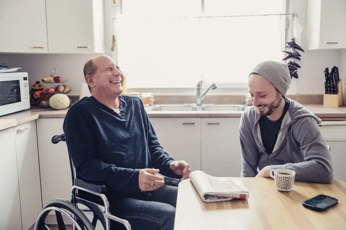 Getty image of two men in a kitchen
