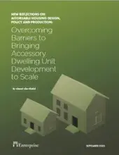 Overcoming Barriers to Bringing ADU Development to Scale cover
