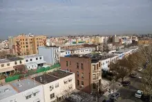 Sky view of a New York neighborhood