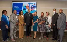 Group of People in Business Attire Standing Side by Side at FBDI Clarion Call