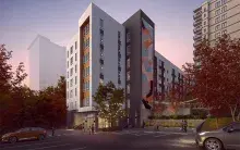 Rendering of Apartment Building