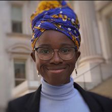 Brianna McClure, program officer, at Enterprise headshot