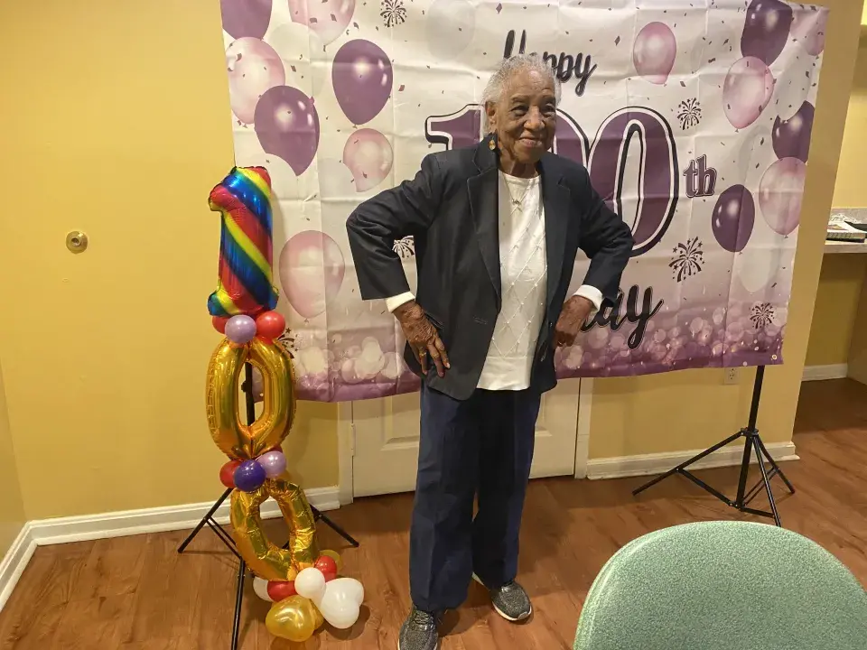 Edna Williamson celebrates turning 100