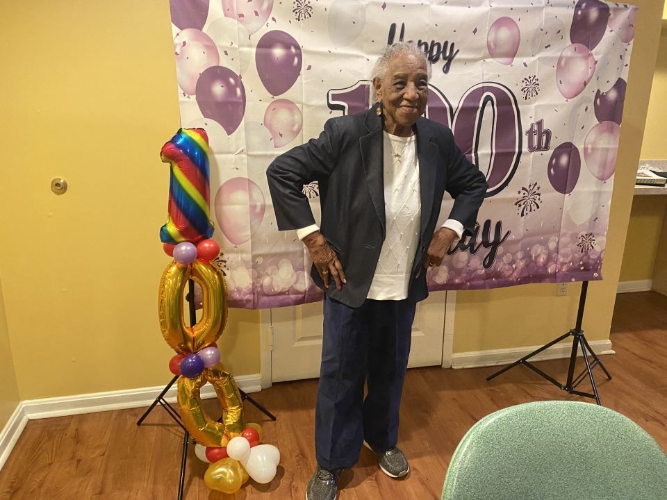 Edna Williamson celebrates turning 100
