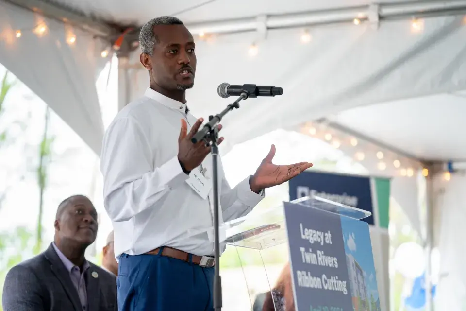 Alemseged Desta is a resident at Twin Rivers