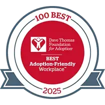 100 Best Adoption-Friendly Workplace 2025 logo