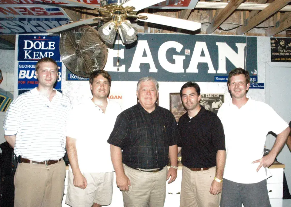 John Sullivan with GORR staff members and Gov Barbour