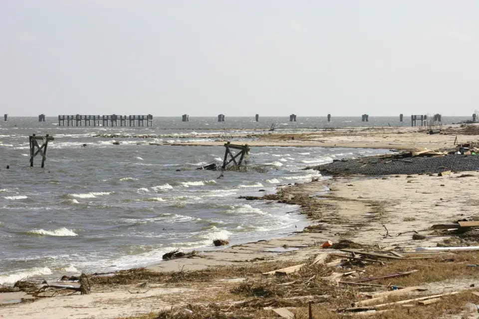 Miss. Gulf Coast after the storm
