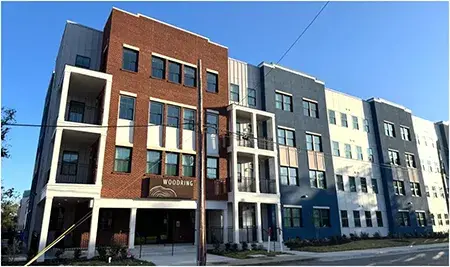 Streetview of the Woodring Apartments