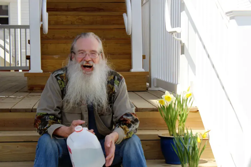 Maine resident of supportive housing