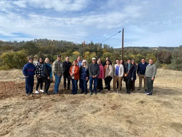 CA Tribal Housing Accelerator Academy participants on a site visit
