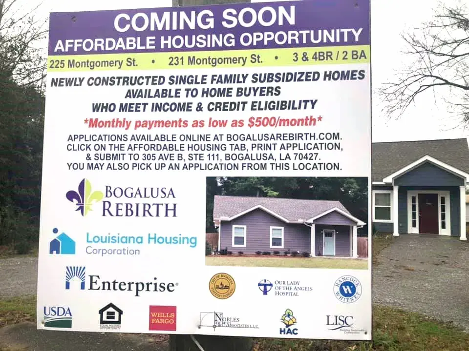 Bogalusa Rebirth Sells First Home Using HOME Funds