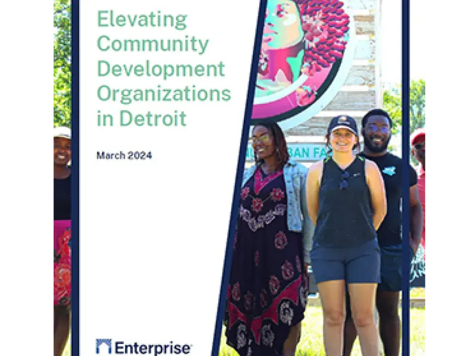 Elevating Community Development Organizations in Detroit