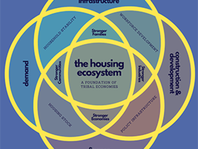 Housing Ecosystem infographic shows each area in yellow circles that overlap